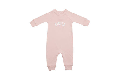 All in One Baby Body - SISTER Blush Pink