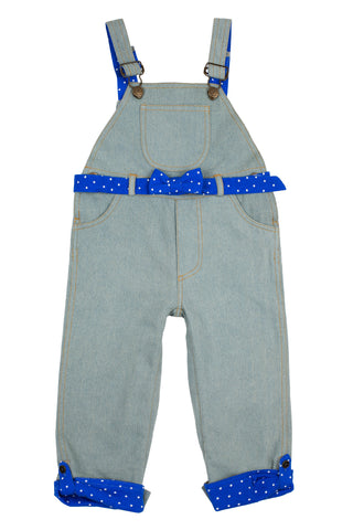 Original Dotty Dungarees Dotty Blue Dungarees My Baby Edit
