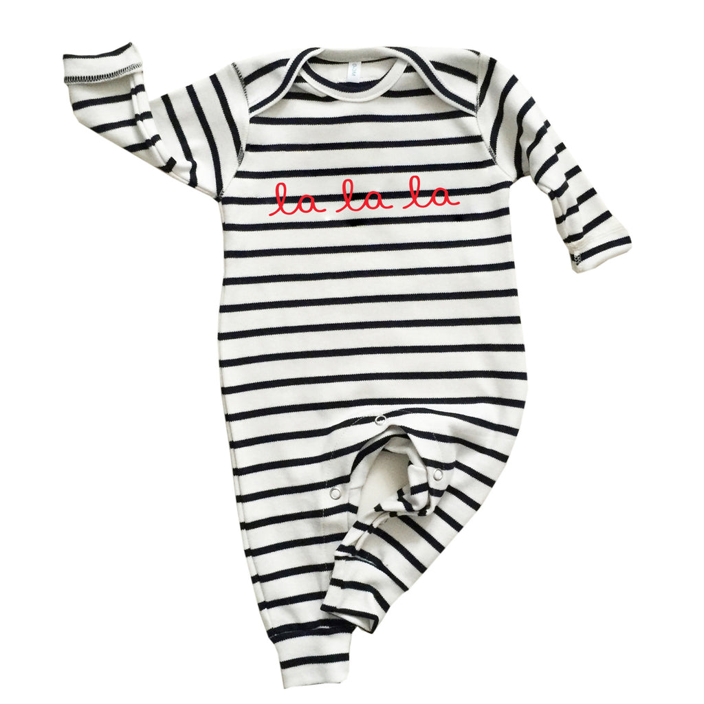 Original Striped Breton La La La Play-suit My Baby Edit