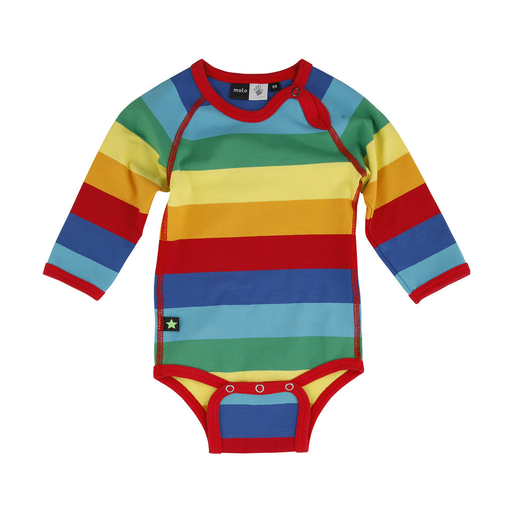 Original MOLO Baby Body Rainbow Stripe My Baby Edit