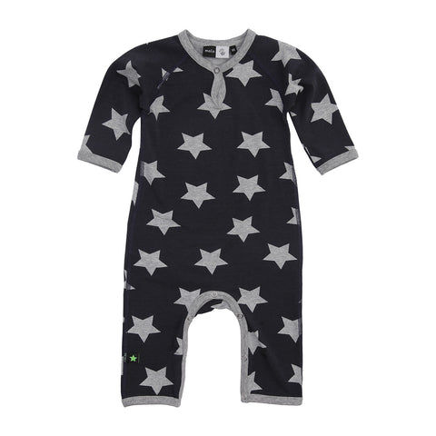 Original MOLO Baby Body Suit Dark Melange Star My Baby Edit