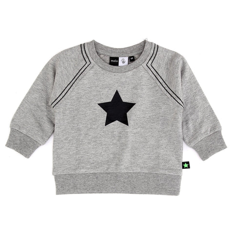 Original MOLO Sweat Shirt - Dark Melange My Baby Edit