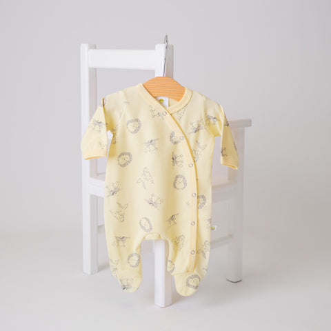 Original Baby Acorn Woodland Sunshine Baby Grow Close up My Baby Edit