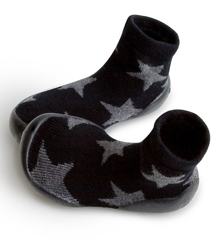 Original Collegien Indoor Slippers NUNUNU Black Stars My Baby Edit