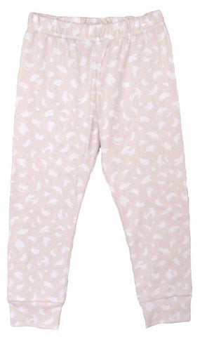 Original Buffalo & Bear Blush Feather Leggings Product My Baby Edit