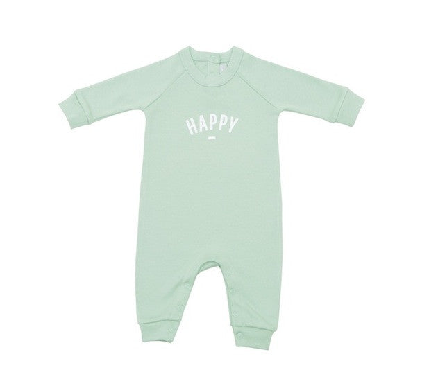 All in One Baby Body - HAPPY Soft Mint