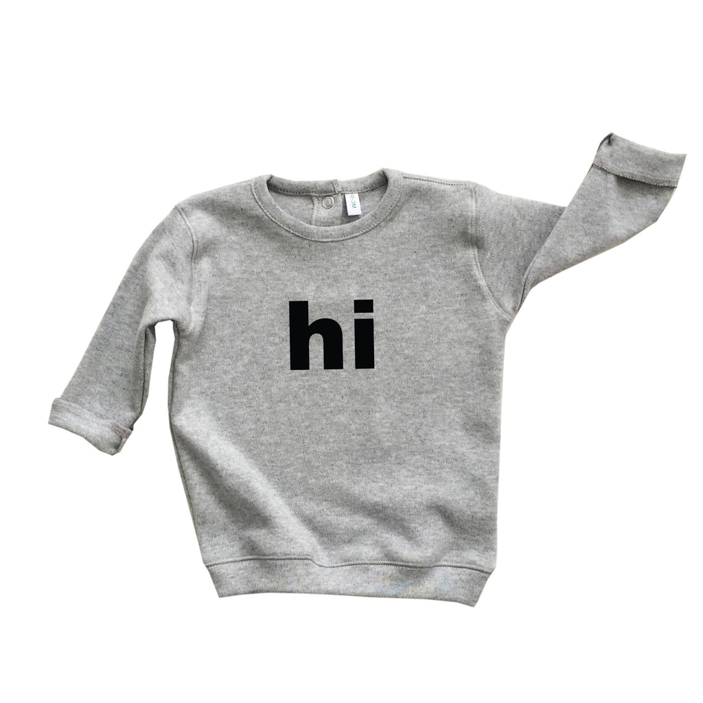 Original Organic ZOO HI sweatshirt Campaign My Baby Edit