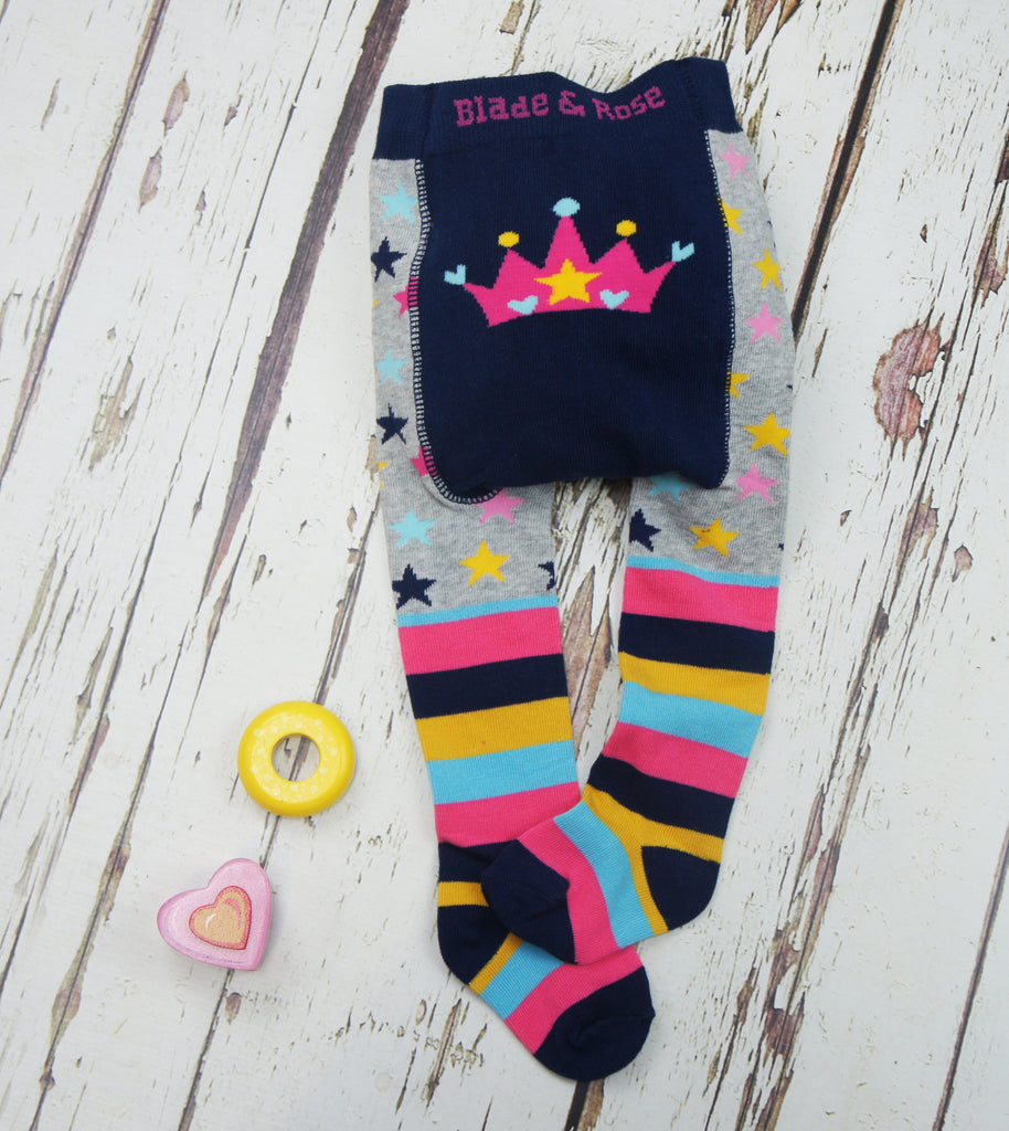 Crown Baby Tights