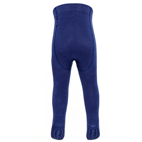 Original GoBabyGo crawling tights Blue Back MyBabyEdit