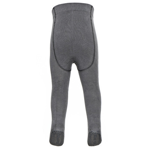 Grey Melange Crawling Tights