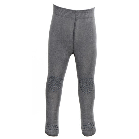 Grey Melange Crawling Tights