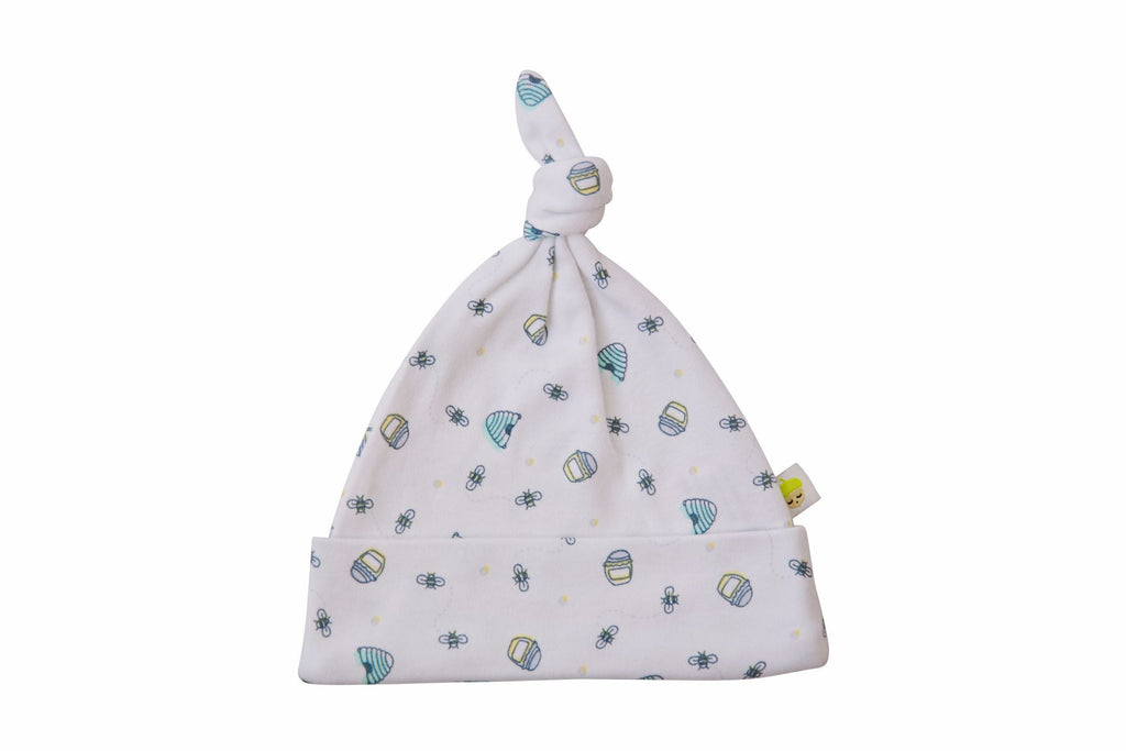 Original Acorn Baby Honey Bee Knot Hat My Baby Edit