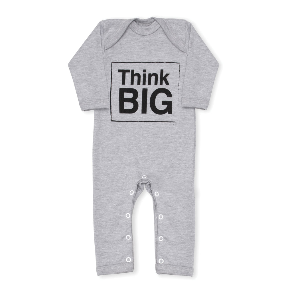 Think Big Baby Grow - Grey