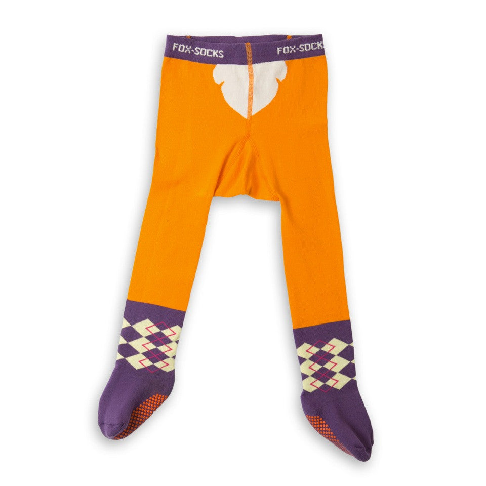 LULUZULU Unisex Full Leg Tights - ''Fox in socks'' - My Baby Edit