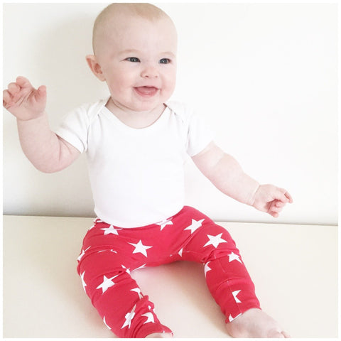 Fred and Noah Red Star Leggings