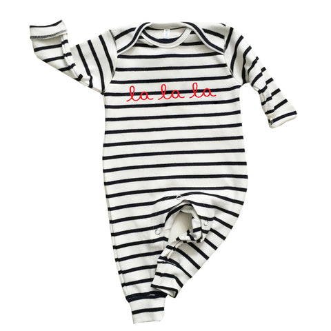 Striped Breton La La La Play suit