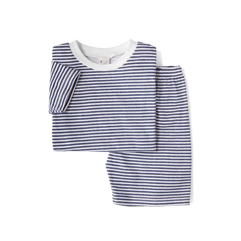 Unisex Pulteney Stripe, Short Sleeve & Shorts PJ set