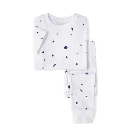 Unisex Tiny Moon Short Sleeve PJ set