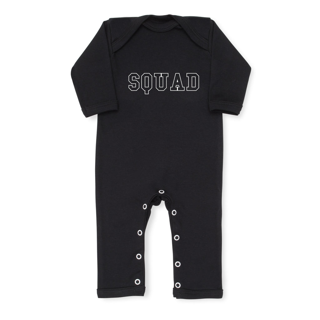 Squad Baby Grow - Black